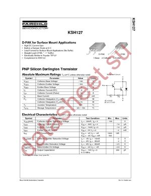 KSH127TM datasheet  